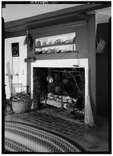 Photo:Nantucket MA Job Macy House 1900s Fireplace Interior Mill Street picture