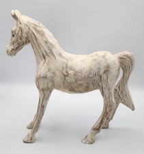 Hand-Carved Soro Wood Horse Sculpture - Large 8 Inch Figurine picture