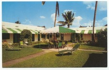 Hollywood FL Maridan Court Apartments Hotel 1725 Adams St. Postcard Florida picture