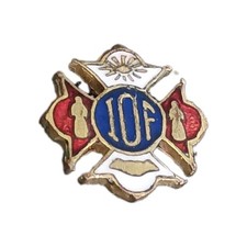 VTG 1950's IOF Independent Order of Foresters Hat Lapel Pin Pinback Tie Tac picture