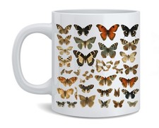Butterfly Mug Vintage Art by Adolphe Philippe Millot Ceramic Coffee Mug 12 oz picture