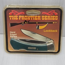 Imperial Schrade Frontier Series Lockback Pocket Knife Green WM 541 New In Pack picture