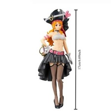 19CM One Piece Nami Film Red Figure Anime PVC Collectible Model Toy Gift picture