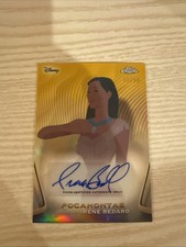 2025 Topps Chrome Disney Pocahontas  Auto Gold 42 / 50 picture