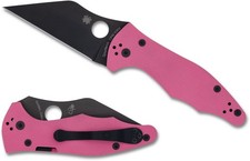 SPYDERCO Yojimbo 2 Sprint Run, Pink G-10 Scales, CPM S30V Steel, C85GPNBKP2 L@@K picture