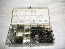 XEROX Metric Hardware Repair Parts Kit 18 Comp Plastic Box INCOMPLETE Vintage picture