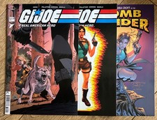 GI JOE #330 1ST PRINT + 3RD PRINT VARIANT 2026 + TOMB RAIDER #1 1999 LARA CROFT picture