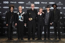 Musicians Doyle Bramhall II Jimmie Vaughan Inductees Reese Wynans - Old Photo 2 picture