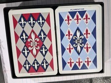 Vtg KEM Florentine Plastic Playing Cards Double Deck Set 100% Accounted For picture