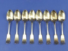 Antique 8pc Rogers & Brothers A1 Small Spoon 5.25 Inch Monogramed 