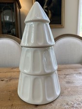 Vintage 2000 Christmas Tree Cookie Jar By Design PAC Minimalistic Holiday picture