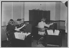 Photo:Clifton New Jersey Clifton National Bank 1941 Bookkeeping Machines picture