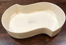 Vintage Royal Haeger Art Pottery Flat Low  Dish~Ivory White~Matte Glaze~RG-74 picture