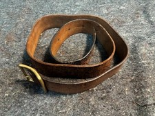 WW2 ORIGINAL JAPANESE ARMY SOLDIERS LEATHER BELT RARE picture