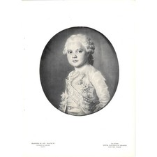 Louis Dauphin of France - La Tour c1905 Art Print D14 picture