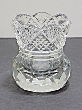 Pressed & Cut Lead Crystal Fancy Glass 2-1/2
