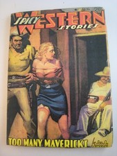 ORIGINAL Spicy WESTERN Pulp Magazine - AUG. 1941 MAVERICKS picture