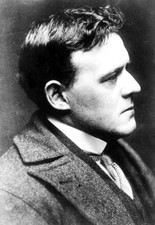 Hilaire Belloc 1870- bust portrait profile Historic Old Photograph picture