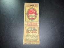 1894-1919 VTG MATCHBOOK- SAFTEY FIRST-DIA. MATCH CO.- DILL’S BEST TOBACCO- #K147 picture