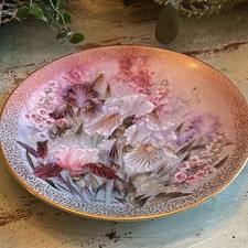 IRIS QUARTET Lena Liu W. L. George Collector Plate Butterfly  picture