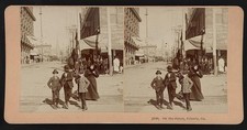 Photo:Atlanta Ga 1896 Street Scene Children Stereoview picture