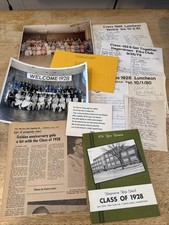 Hagerstown High School Class Of 1928 40th Year reunion Pictures, Booklet VTG picture