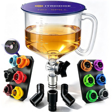 Engine Oil Funnel Kit, 2.38QT/2.25L 18PCS Automotive Oil Funnel picture