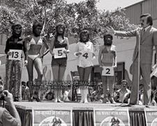 1972 Planet of the Apes 8x10 Photo Most Beautiful Ape Beauty Bikini Contest picture