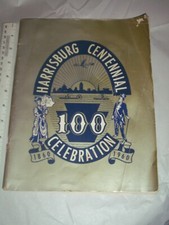 Nice 1860 - 1960 Harrisburg, pa. 100 years Centennial Celebration program picture