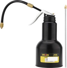 Pistol Pump Oiler Metal Oil Can Lubrication Oil Gun 16Oz 500Ml Can Bottle with 2 picture
