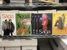 SAGA Image Lot 1-18, 67-68 Run All First Prints HIGH GRADE with EXTRAS Comic picture