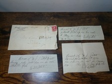 Antique 1921 George T. Townsend Clothes Letterhead Horntown VA Virginia picture