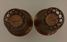 Pair Vintage Serge Nekrassoff Hammered Copper Candle Holders picture