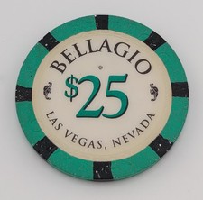 Bellagio Casino Las Vegas Nevada $25 Chip 1998 picture