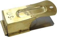 U.S. WWII D-Day Paratrooper Brass Signaling Cricket Clicker picture