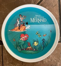 Disney's The Little Mermaid 1990s Melamine Children's Plate Zak Designs picture
