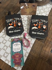 Disney 2026 Mickey's Not So Scary Halloween Party 1 Wristband Uncut, 2 Bags new  picture