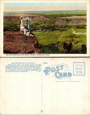Golden from Wild Cat Point Lookout Mountain CO Postcard picture