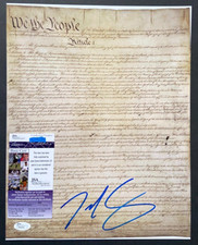 SENATOR TED CRUZ SIGNED 11X14 US CONSTITUTION PHOTO 2024 AMERICA TEXAS JSA picture