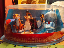 Disney Aladdin Plastic Figurine Set Aladdin Jasmine Jafar Rajah, Accessory picture