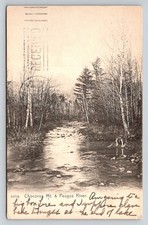 Chocorua Mt. & Paugus River NH Rotograph Postcard c.1910 New Hampshire picture