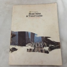 Vintage 1972 Rand McNally Road Atlas Travel Guide US Canada Mexico picture