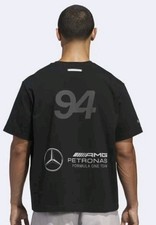 NWT Adidas x Bad Bunny x Mercedes AMG Petronas Formula One T-Shirt Black XXL 2XL picture