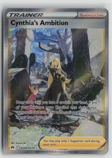 Cynthia's Ambition Ultra Rare Holo CRZ:GG GG60/GG70 NM picture