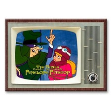 PERILS OF PENELOPE PITSTOP Cartoon Classic TV Design 3.5