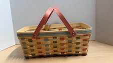 Longaberger Buds & Blossoms Small Market basket picture