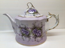 Musical Porcelain Teapot Ornate Gold Trim Fur Elise Song picture