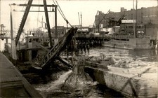 Providence RI or New Bedford MA Harbor  JOY LINE SIGN & Dwight Wool Waste Sign picture