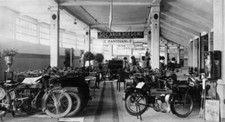 International Motor Show Motorcycles Turin Piedmont Italy 1910 OLD PHOTO picture