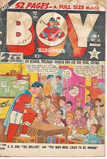 BOY ILLUSTORIES #55, 1950 LEV GLEASON COMICS picture